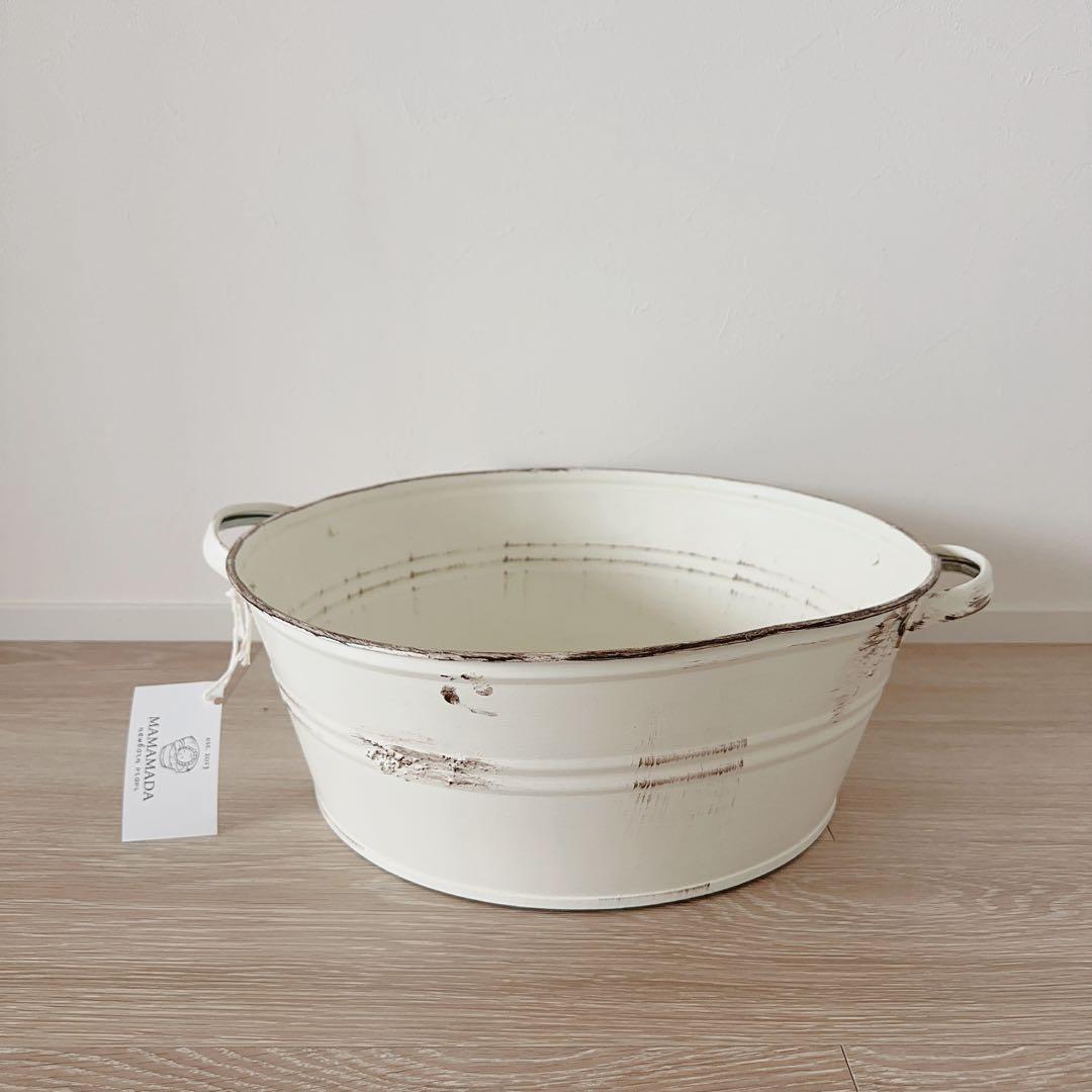 ミルクバス　ビンテージ　クリーム