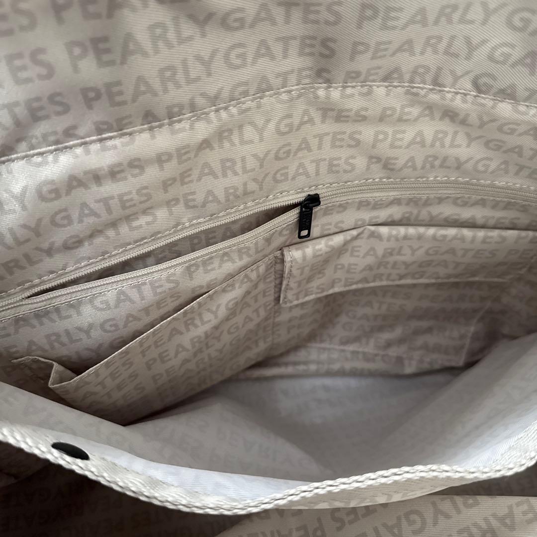 PEARLY GATES メッシュトートバッグ ベージュ