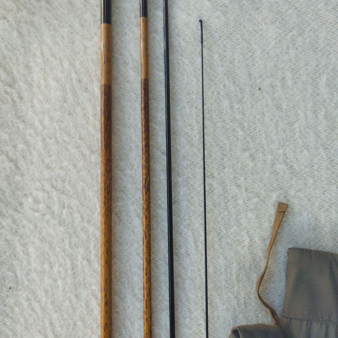 ヘラブナ竿　シマノ朱紋峰飛造り１１尺