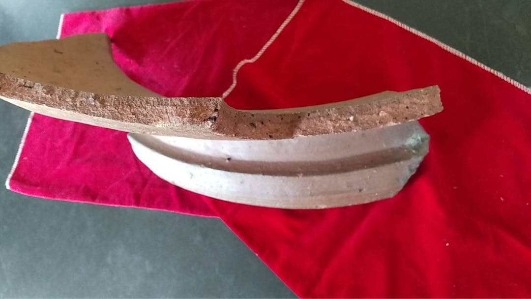 古備前　大甕　古陶　室町時代　酒器　陶板　残欠　茶器　花器　茶道具　陶片