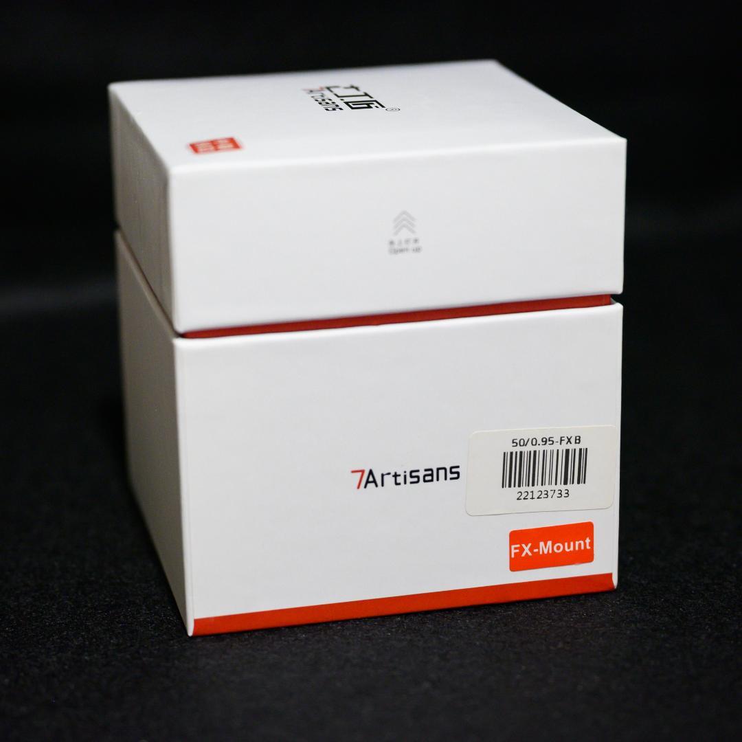 50mm f0.95 Xマウント用　前後キャップ付き　7artisans