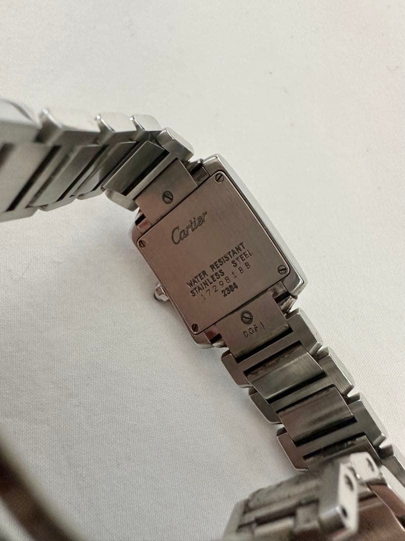 Cartier 時計 カルティエ　タンクフランセーズ レディース　箱付き