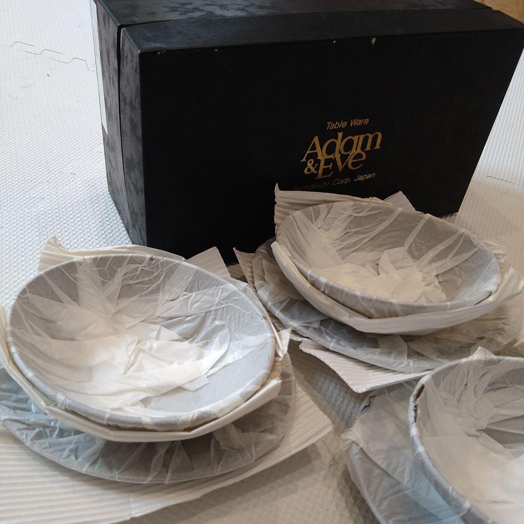 【新品未使用】Adam & Eveシチュー皿5セット（10枚）電子レンジOK
