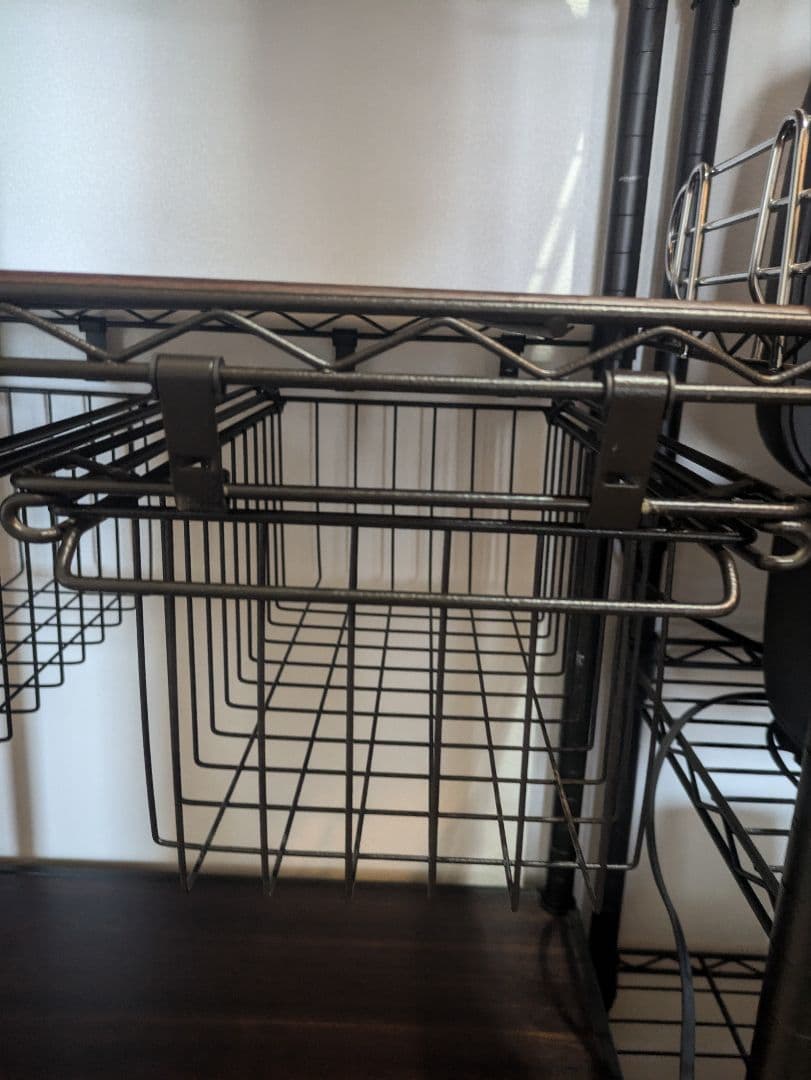 【中古】ルミナス　スチールラック 174cm 耐荷重400kg バスケット付き