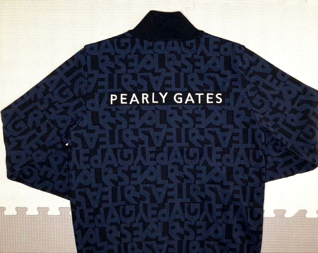 パーリーゲイツ ランダムロゴ フルジップニットブルゾン（D.NAVY／5）