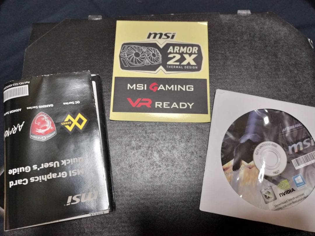 MSI GTX 1060 ARMOR OC Edition　美品　６G静音ファン