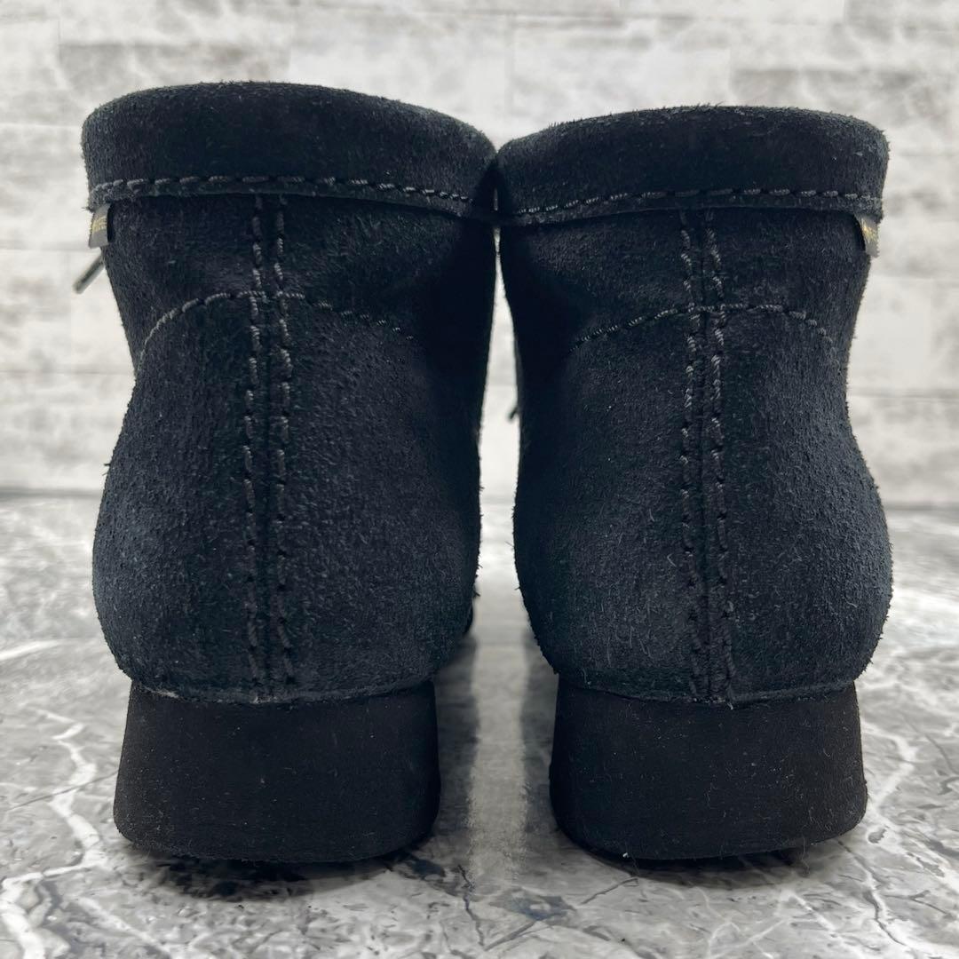 【美品】 クラークスオリジナル ワラビー ブーツ GTX 23.5 ブラック