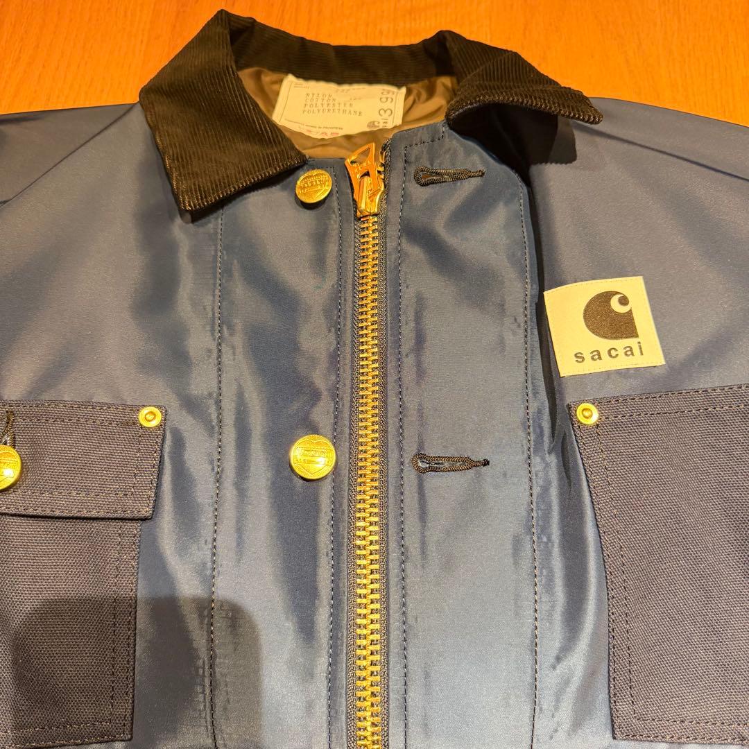 ジャケット・アウター sacai Carhartt Nylon Twill Duck BLUE 2