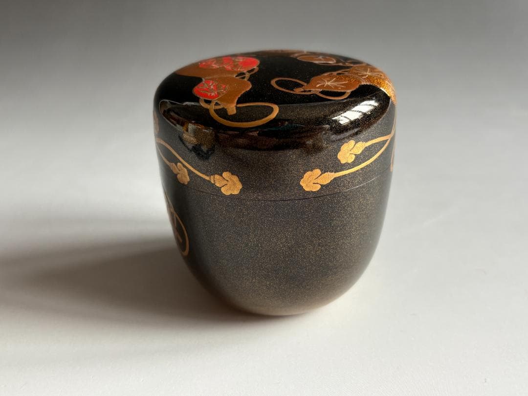 中村宗悦　六瓢蒔絵　大棗　薄茶器　茶道具