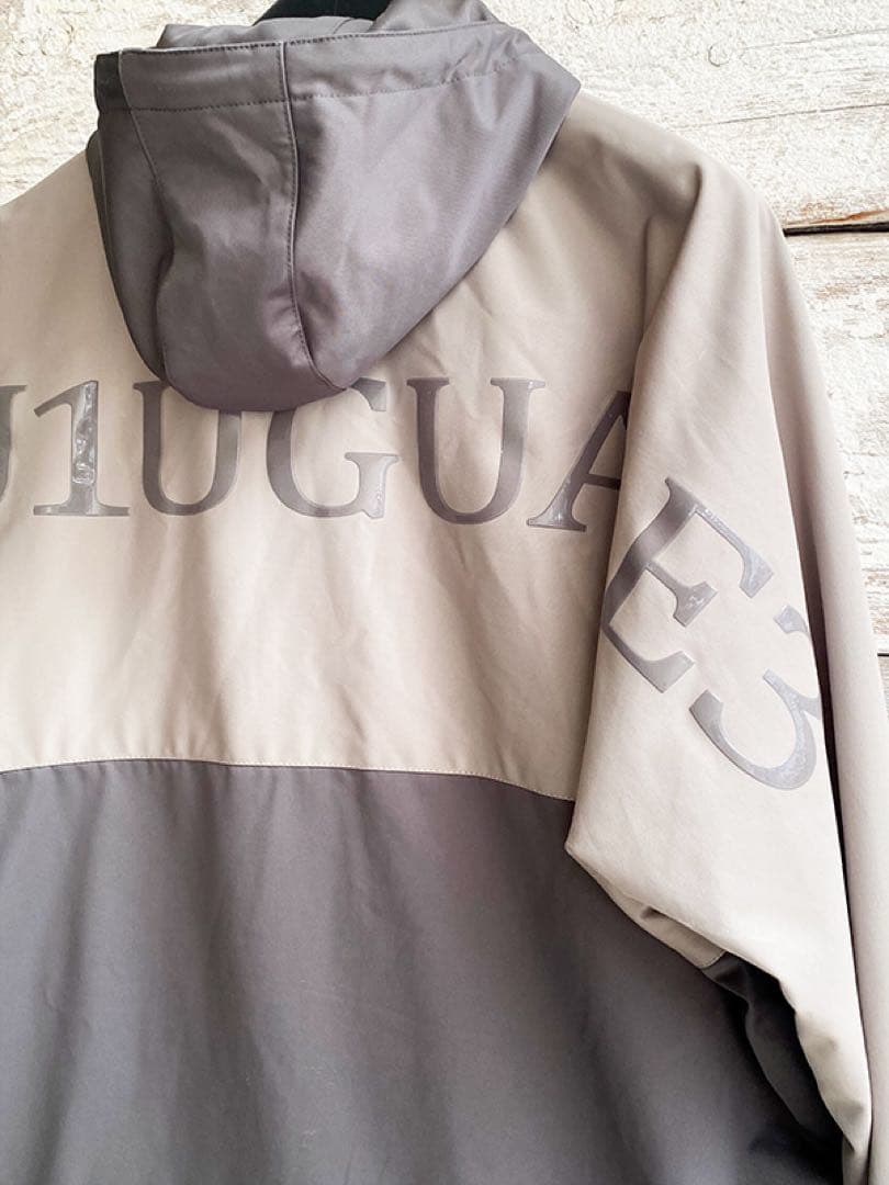 1PIU1UGUALE3 グレー ナイロンジャケット