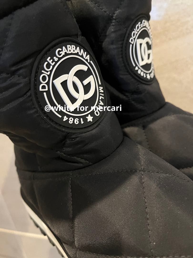 新品未使用 定価13万 DOLCE&GABBANA ロゴブーツ/スノーブーツ