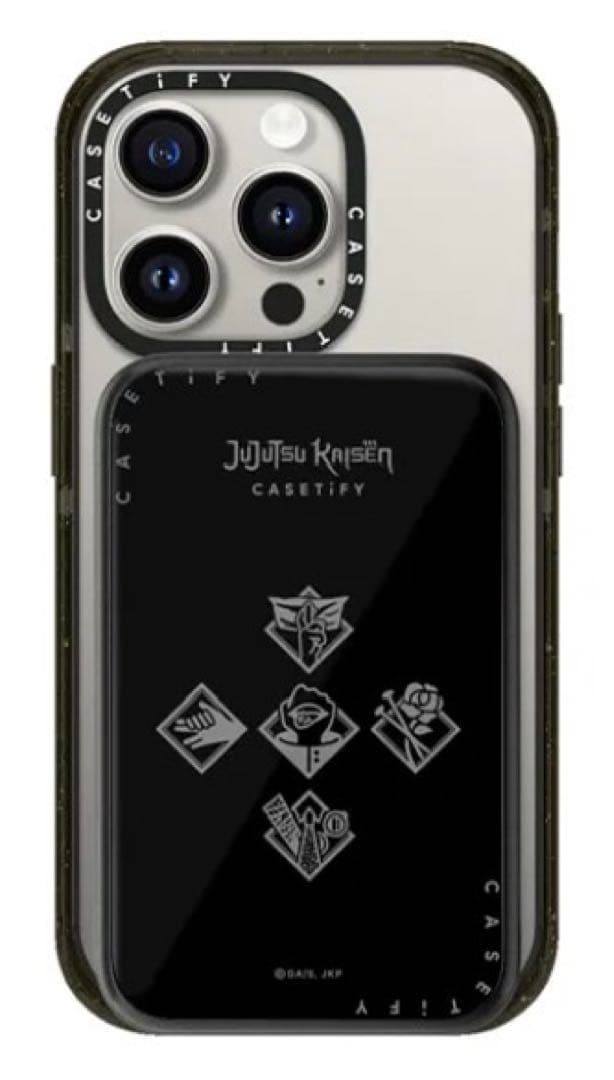 【PSEマーク有】呪術廻戦　CASETiFY モバイルバッテリー　MagSafe