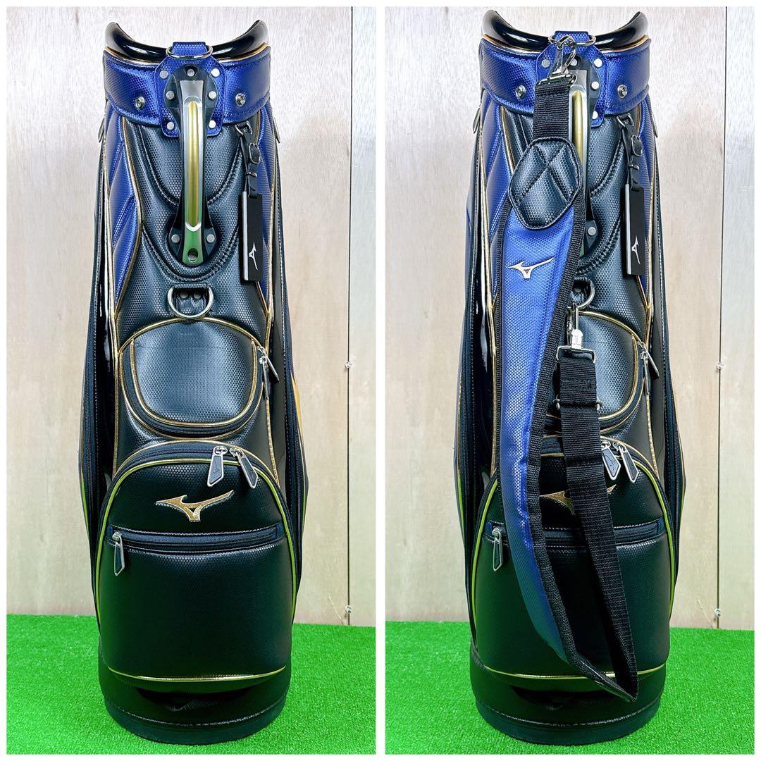 【美品】 MIZUNO ミズノ ゴルフ ハイグレード キャディバッグ ９.５型