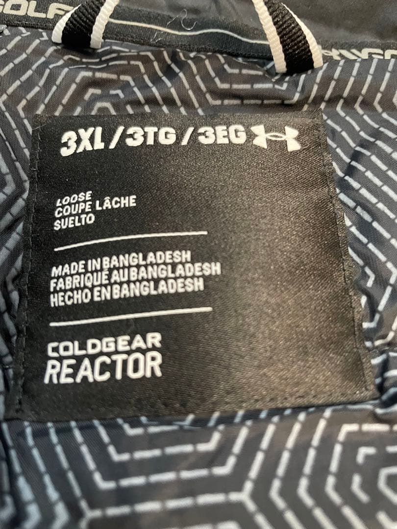 391【美品】大きいサイズ アンダーアーマーコールドギア リアクターゴルフベスト