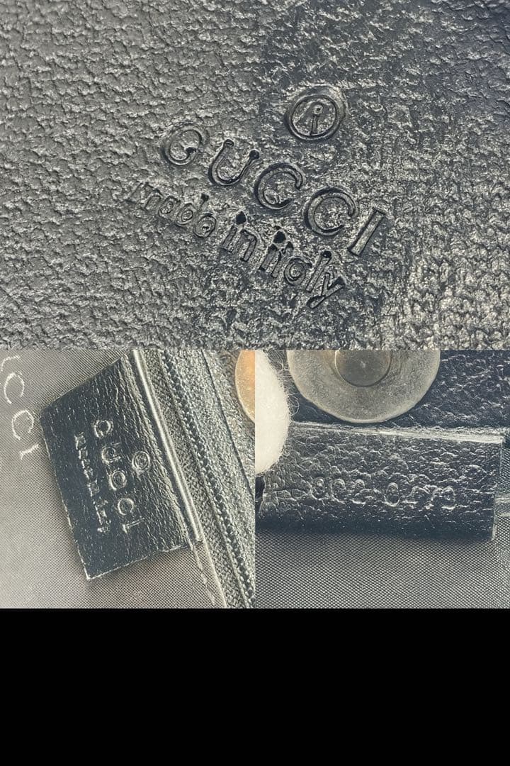 美品★グッチ　レザー　トートバッグ　ビジネス　書類バッグ　ブラック　A4収納