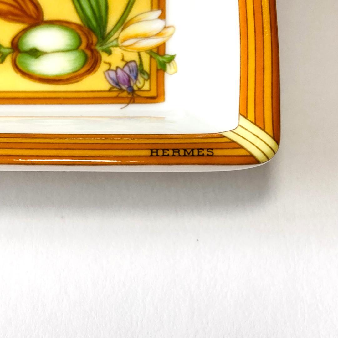 エルメス シエスタ トレイ 小皿 灰皿 陶器 ハチドリ インテリア ノベルティ