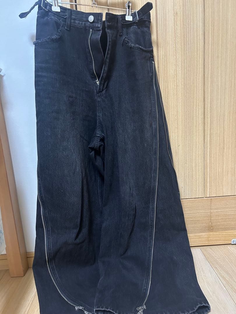 ZipDesign Buggy DenimPants Grancy ジップデニム