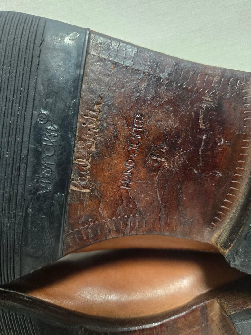 専用　Paul Smith ブラウン バックジップレザー ブーツ