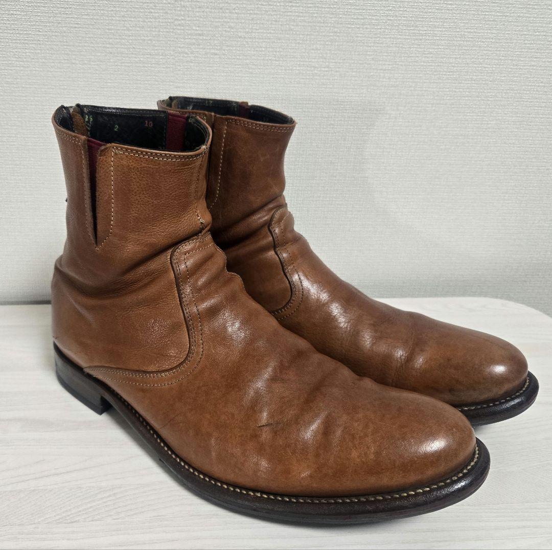専用　Paul Smith ブラウン バックジップレザー ブーツ