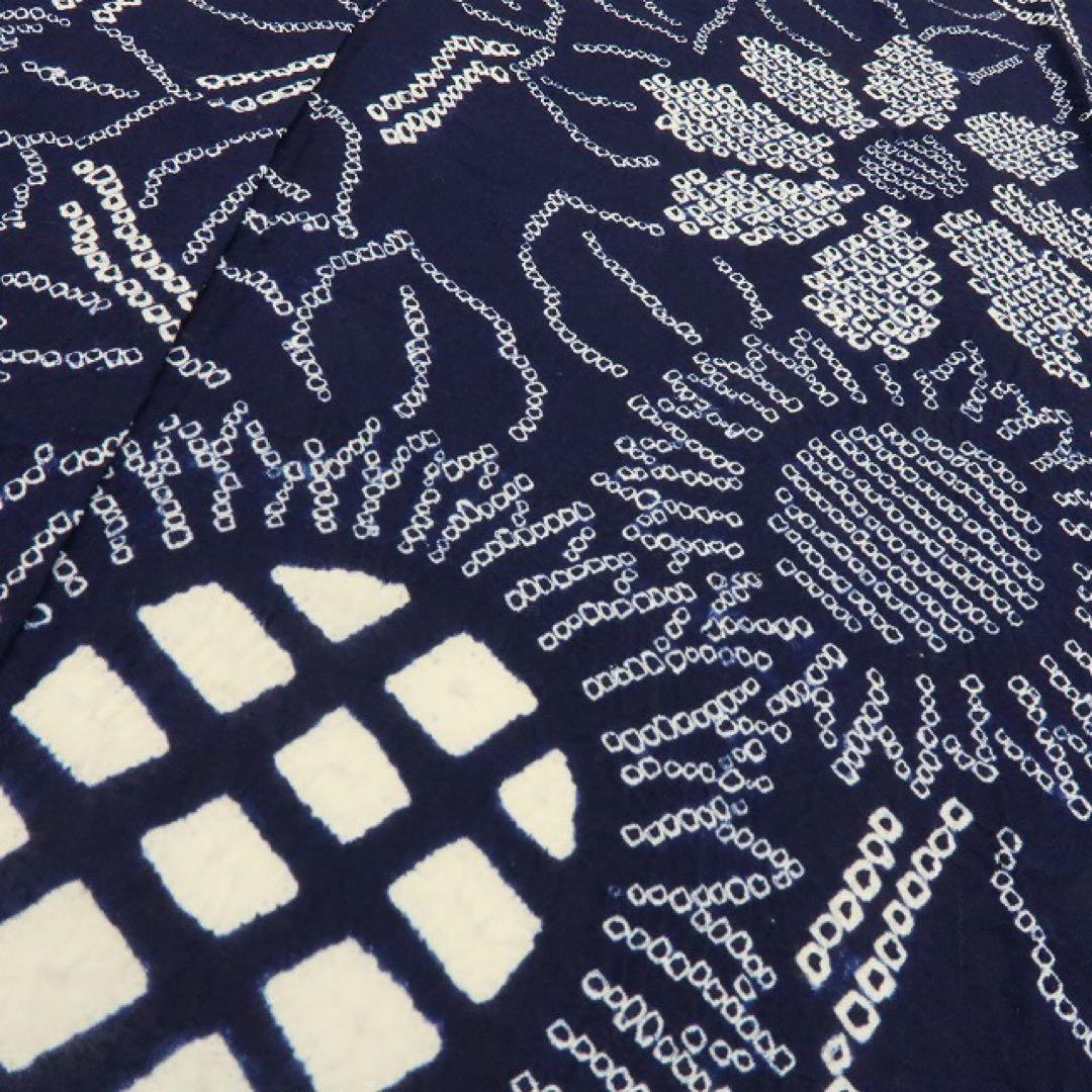 Jasmine❤︎様✺美品未着用 有松鳴海絞り 向日葵 高級浴衣 着物 A3388