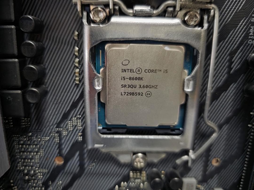 [ジャンク] Intel Core i5-8600K、ROG Z370-F