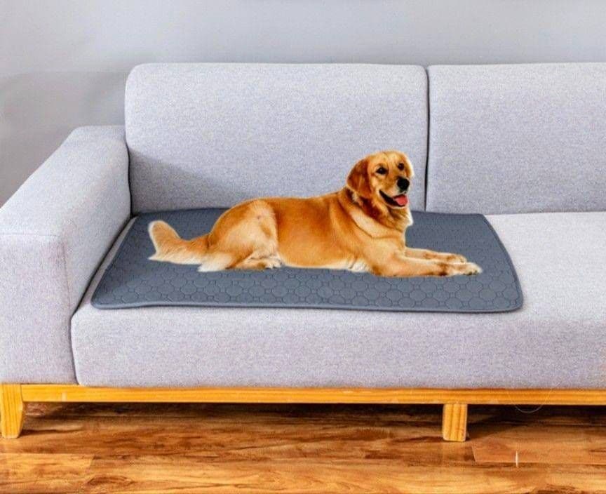 ベージュ2枚 洗える ペットマット ペットシーツ トイレシート 防水 犬 猫