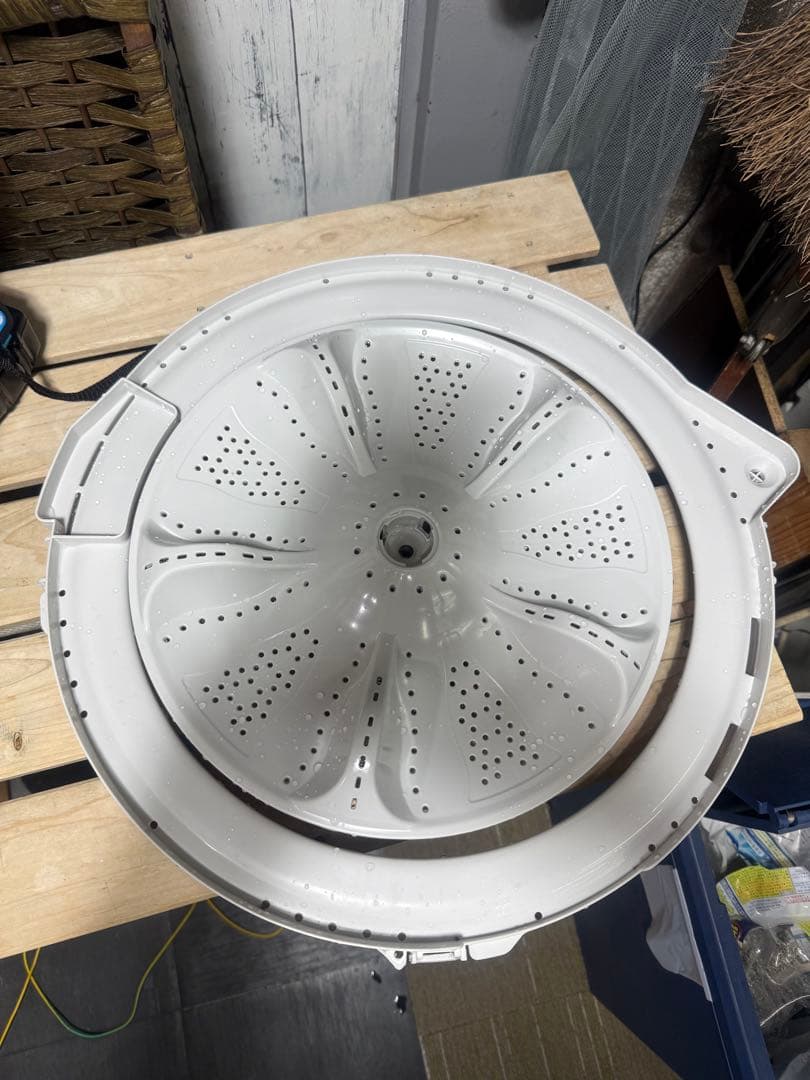 【分解洗浄消毒作業済】【美品】Haier 5.5Kg全自動洗濯機　JW-C55D