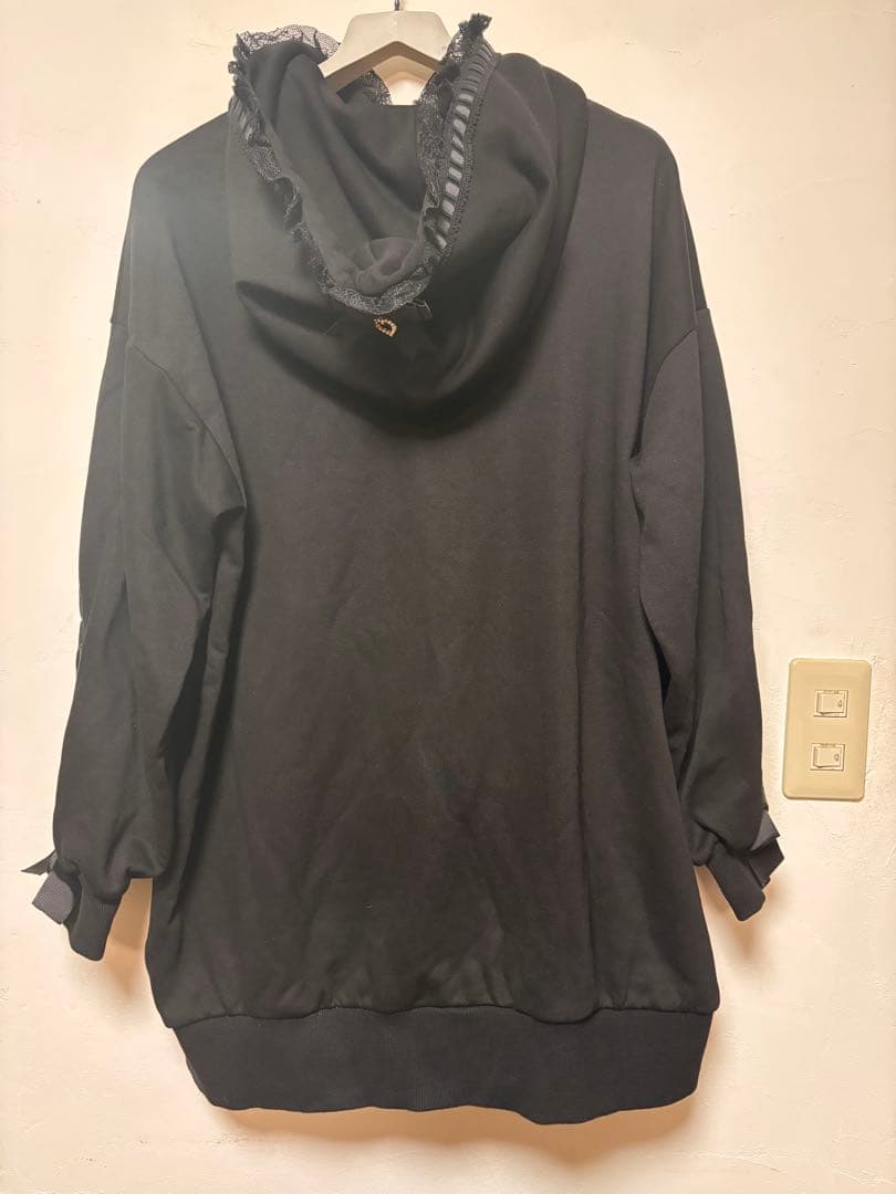 LIZ LISA メッセージリボンパーカーワンピース