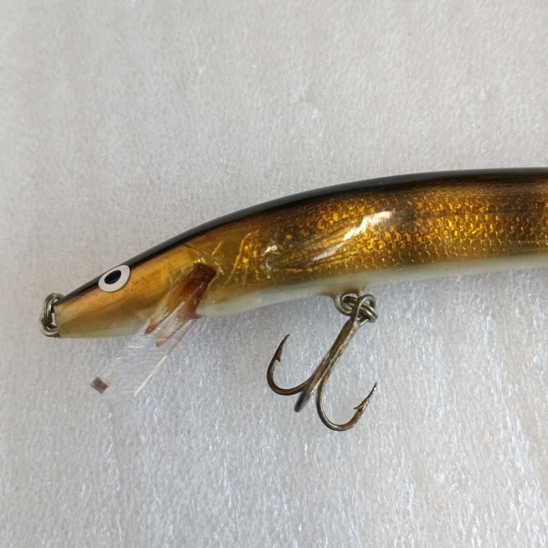 ナベミノー　約15センチ　ハンドメイドルアー　バルサミノー　オールドルアー