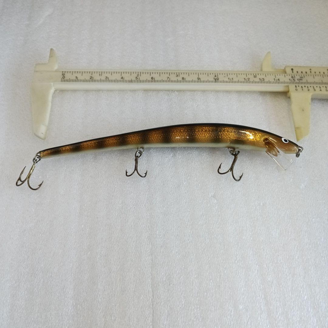 ナベミノー　約15センチ　ハンドメイドルアー　バルサミノー　オールドルアー