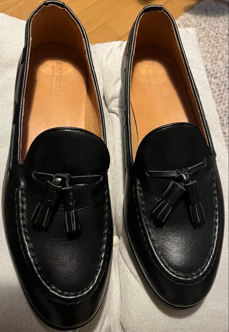 【美品】beauty&youth ビューティーアンドユース　タッセルローファー