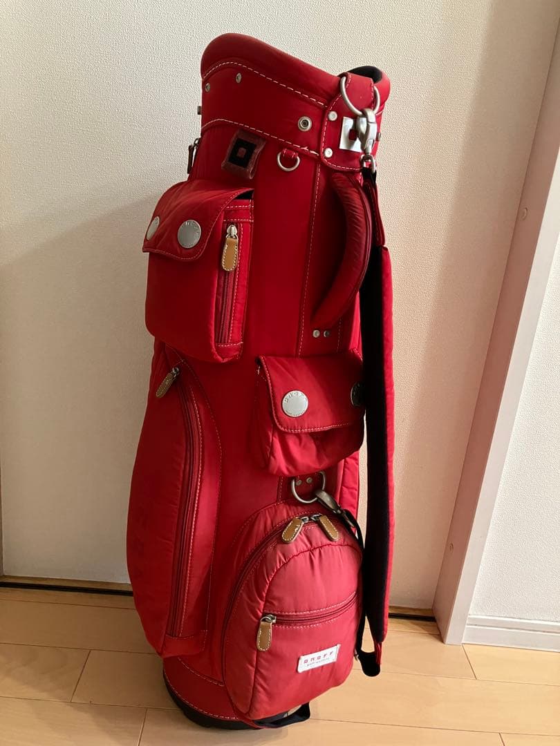 オノフ　レッドキャディバッグ&カートバッグ