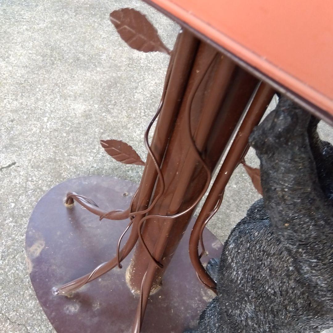 郵便受けポストガーデニング置物熊と鳥鍵つき8800円にお値下げ