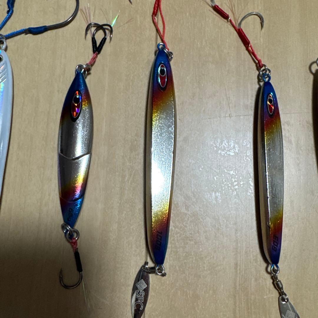 ジギング　TG メタルジグ 8個セット LJ SLJ