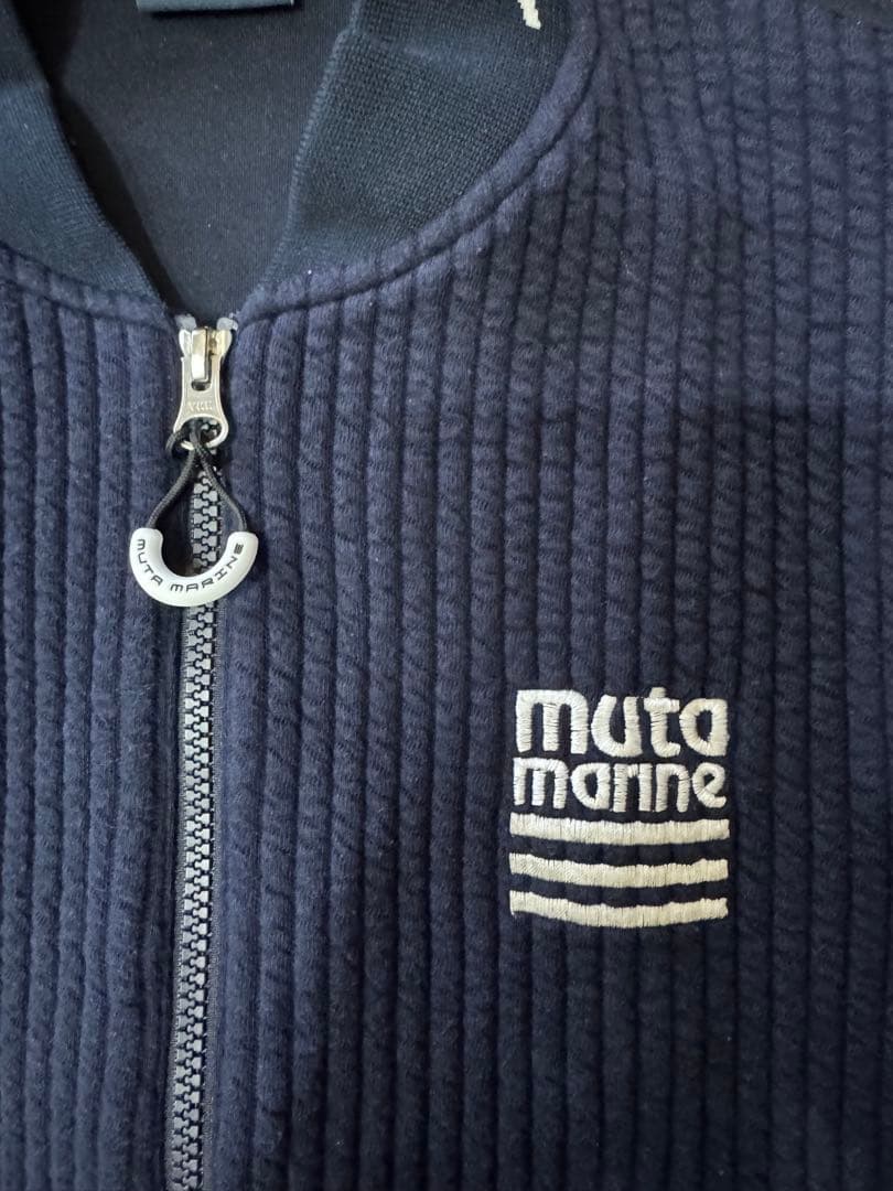 muta marineストライプキルトムーバブルゾンセットアップSサイズ