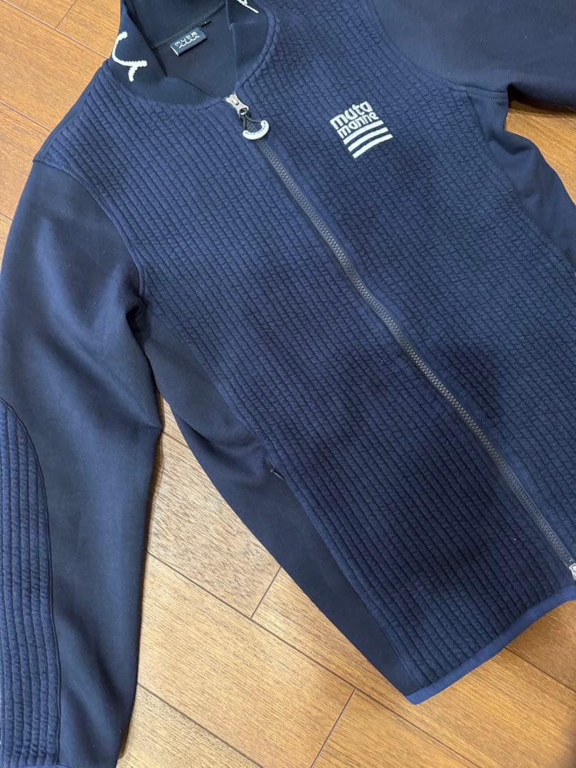 muta marineストライプキルトムーバブルゾンセットアップSサイズ