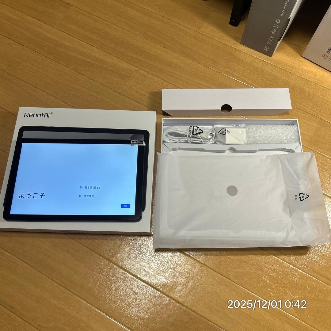 Android15 タブレット 10インチ Wi-Fi6 軽量 薄型 顔認証