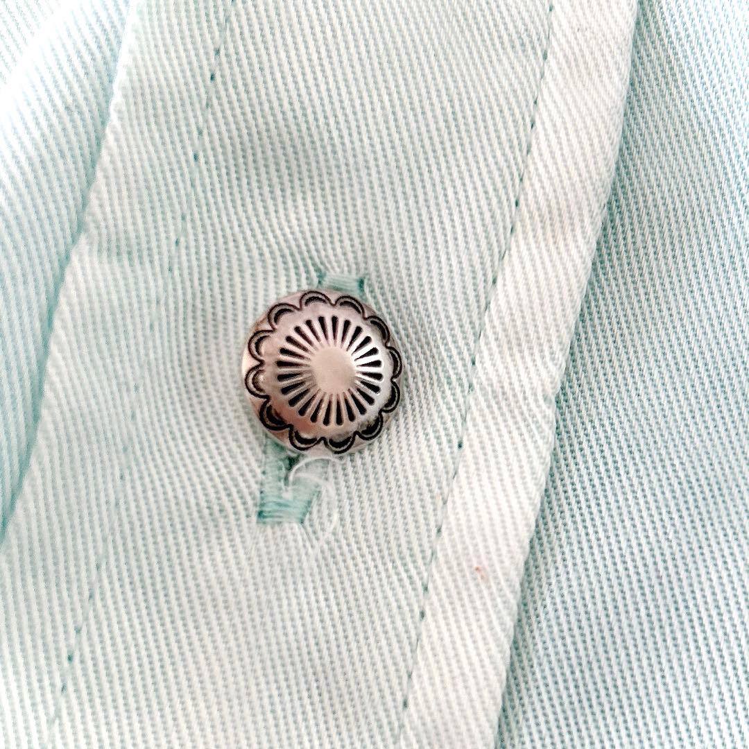 美品 マディソンブルー ウエスタンシャツ ライトブルー 長袖シャツ 02 刺繍