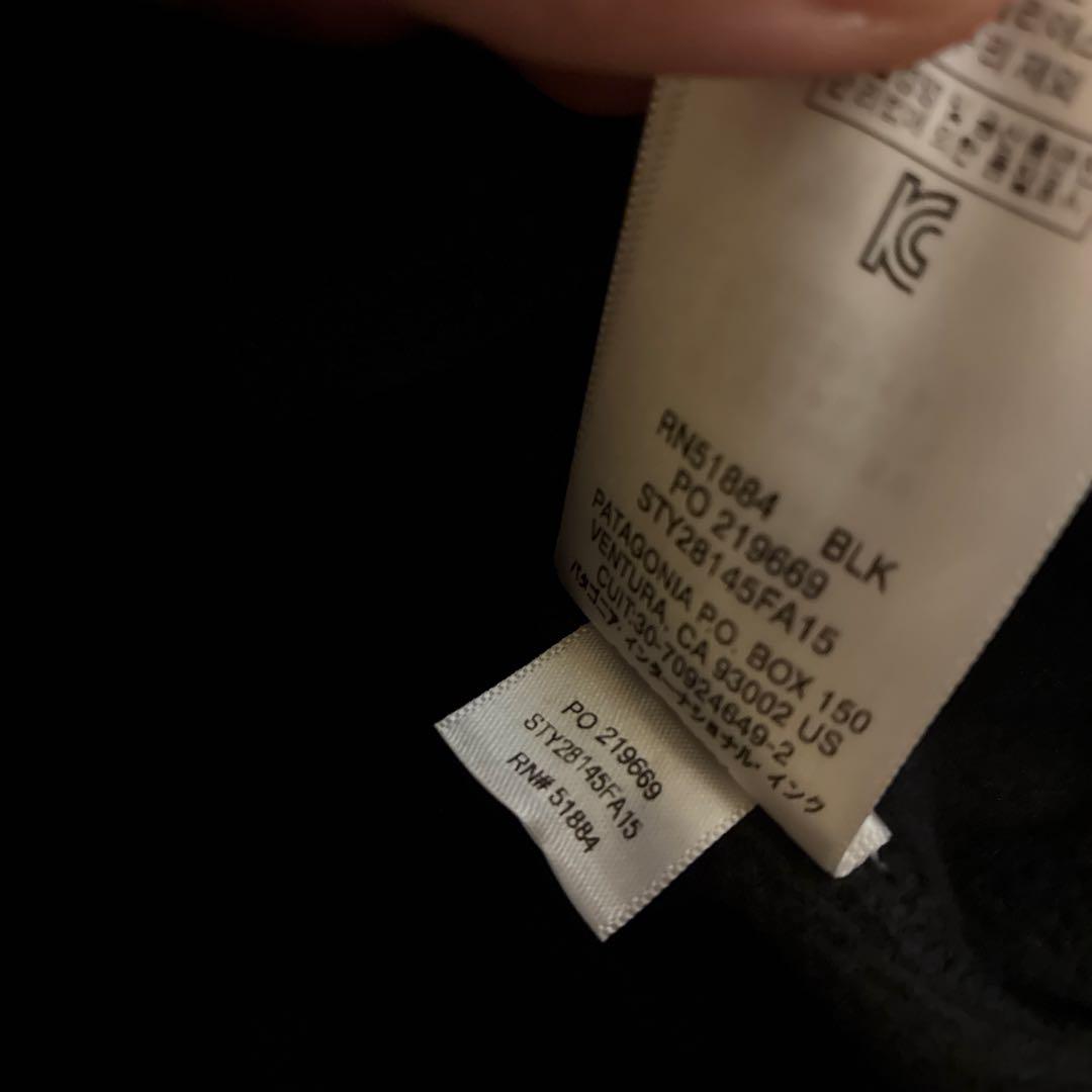 パタゴニア　シェルドシンチラ　ブラック