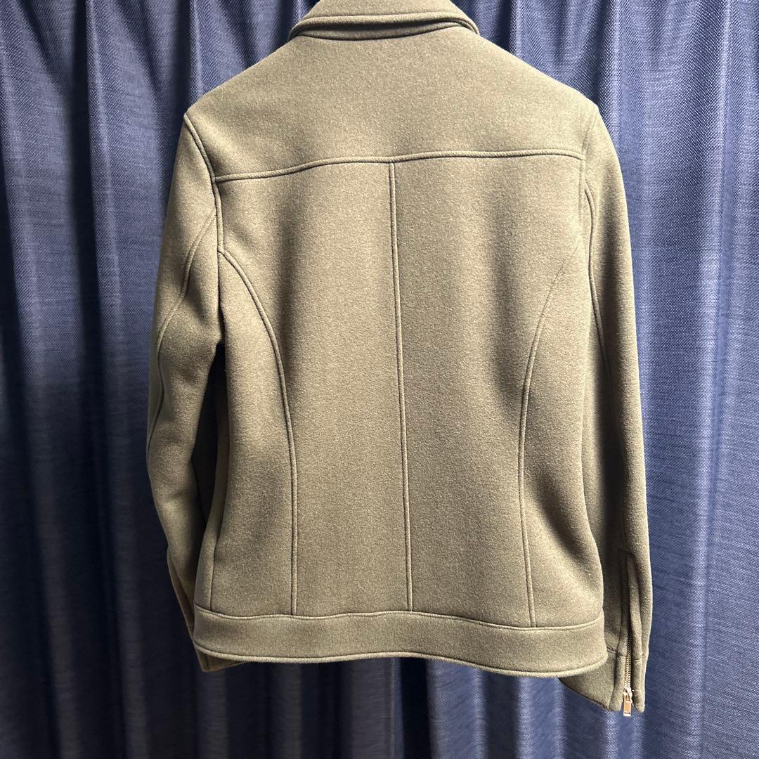 junhashimoto　オリーブグリーン ウール混合 ジャケット