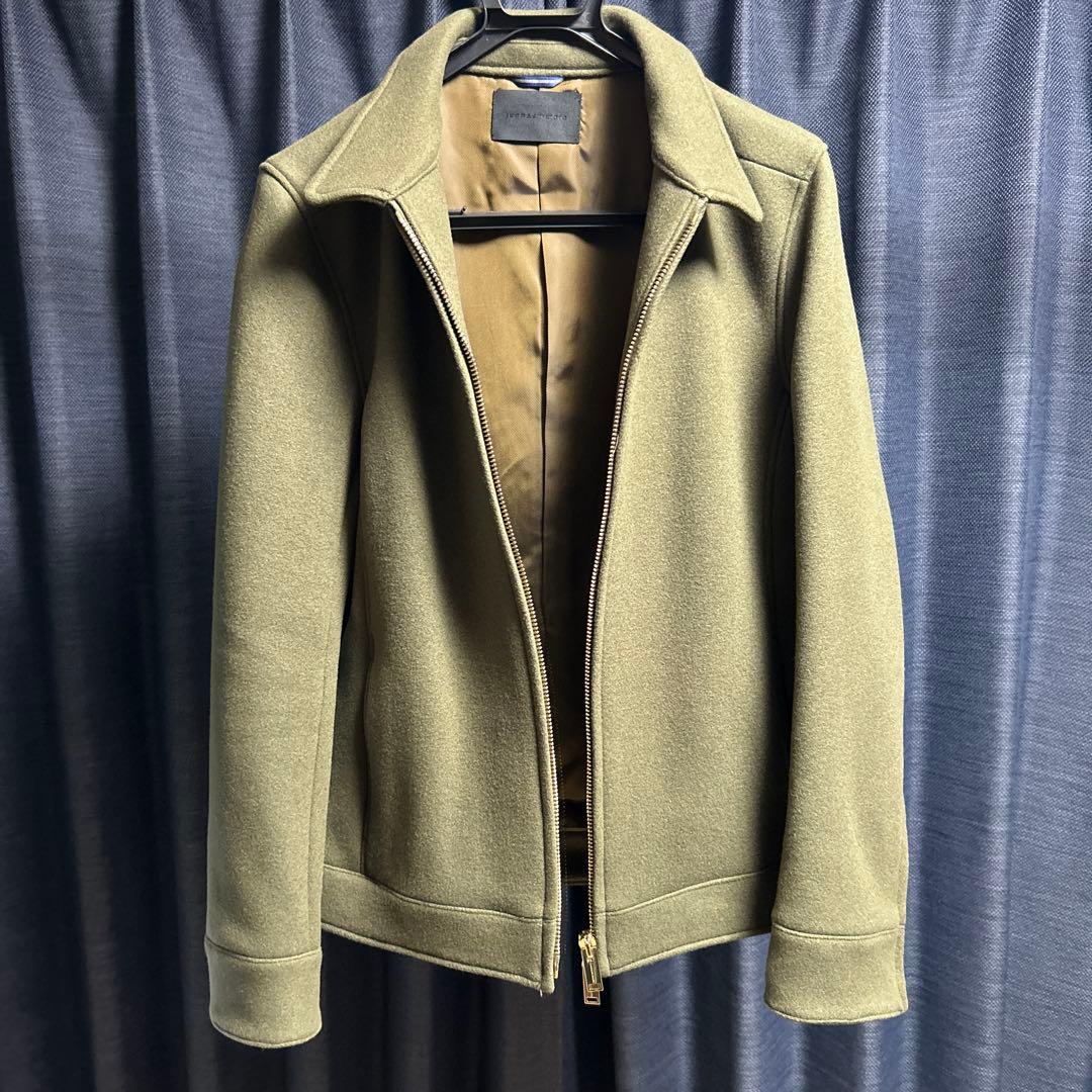 junhashimoto　オリーブグリーン ウール混合 ジャケット