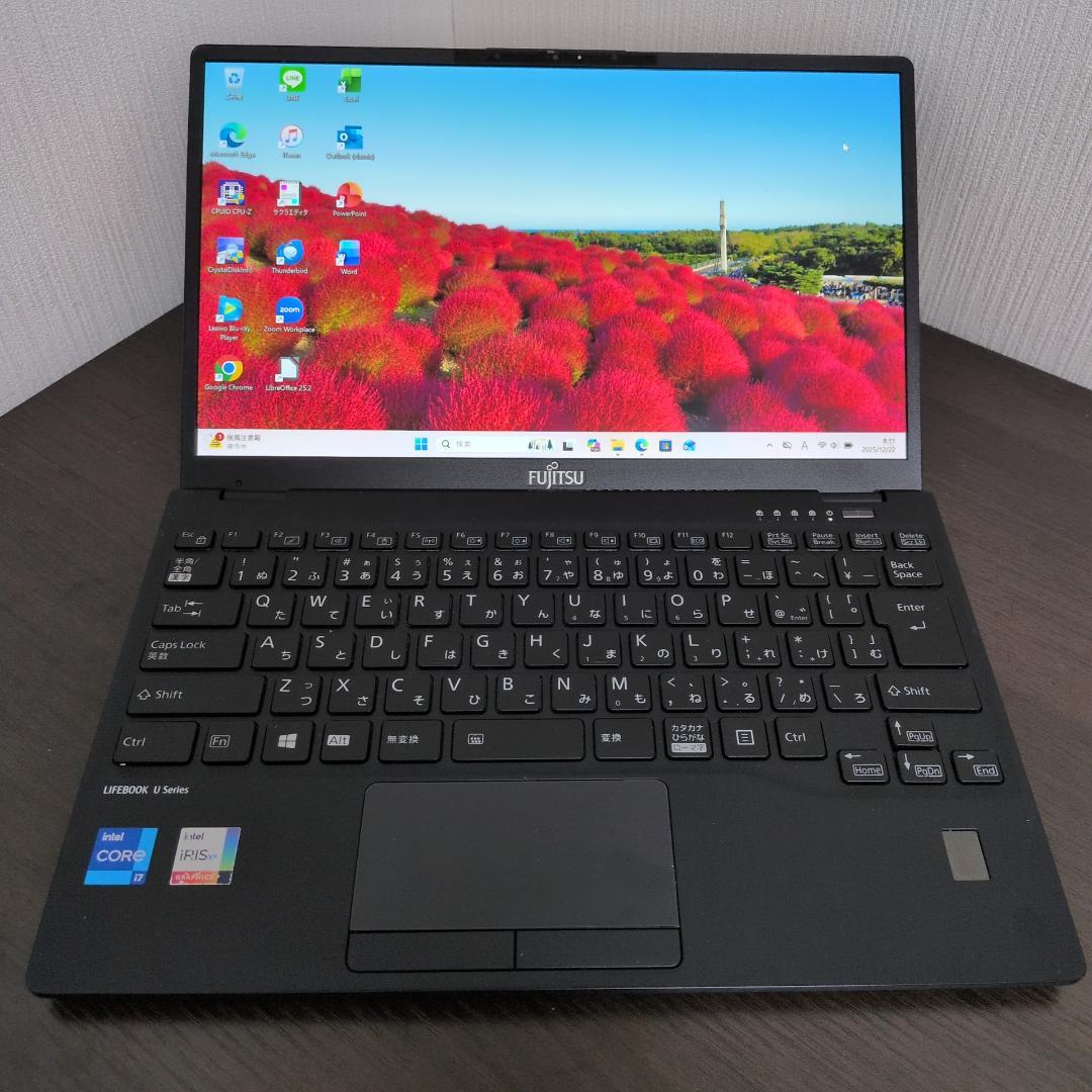【第１１世代Corei7：薄型】富士通／U9311F／16GB／512GB