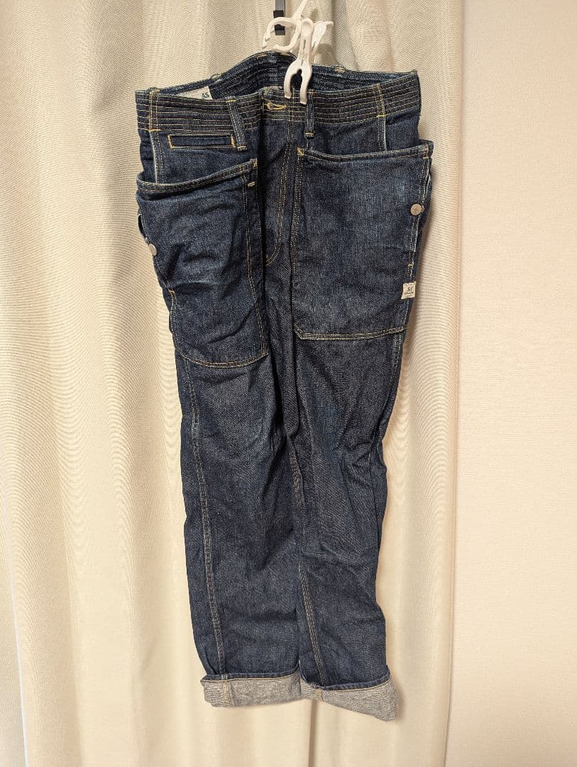 パンツ SASSAFRAS FALL LEAF SPRAYER PANTS DENIM