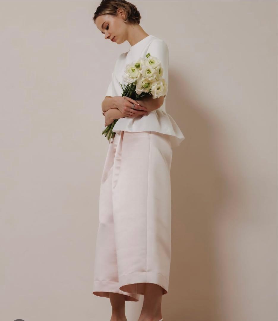 完売品　Have サテンフレアガウチョPT ピーチ