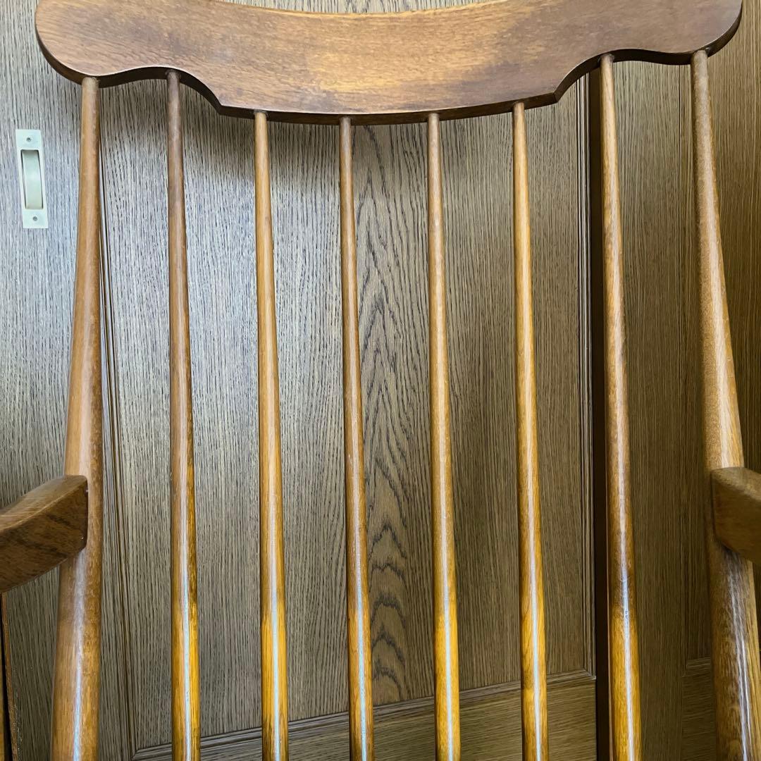 KASHIWA 柏木工飛騨産業 ヴィンテージ木製ロッキングチェア　昭和レトロ