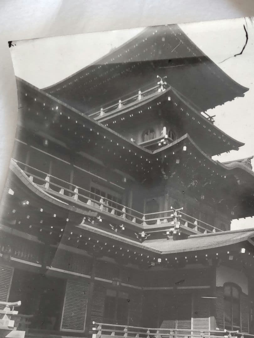 浅野総一郎ガラス写真乾板１3枚木箱付き