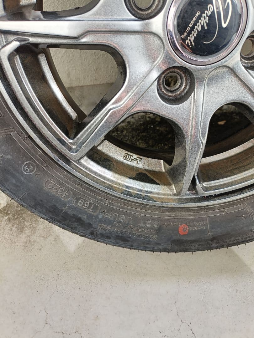 【手渡し限定】13インチ ホイール 155/65R13 夏タイヤ 4本セット