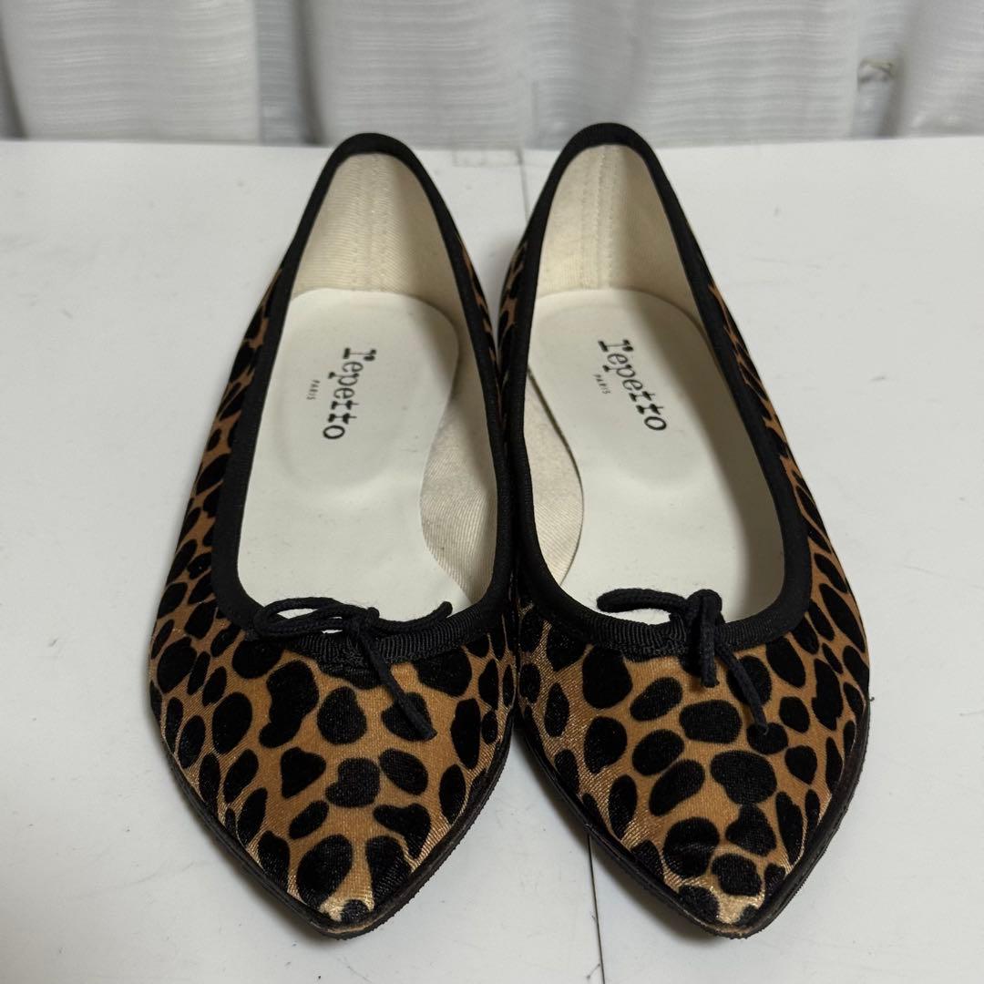 ⭐️極美品⭐️repetto レペット　レオパード柄 バレエシューズ