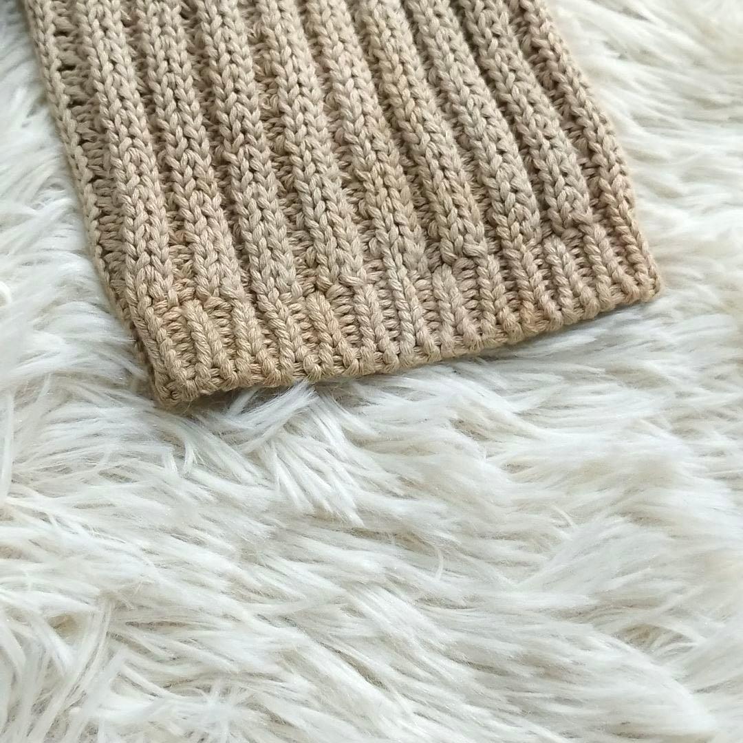 18239✨ルイヴィトン リネン コットン ニット セーター XS ベージュ