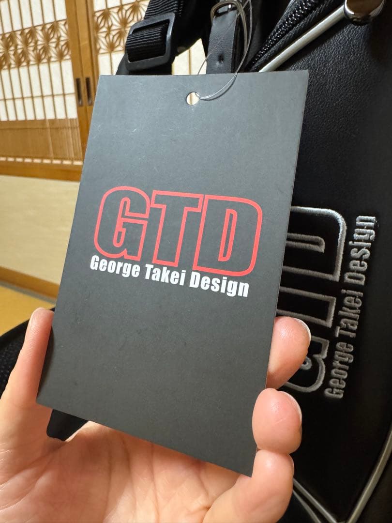 【未使用・超美品】GTD Black Ice キャディバッグ　ブラック/シルバー